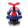 Yeah Depot - 6V Kids Ride On Electric Wiggle Car,flashing wheels,Shock absorbing PU wheel,Retractable,steering wheel rotates 360Â°,Two-speed adjustment,Bluetooth,Provide a speed of 1.86-3.11MPH for kids aged 3+.