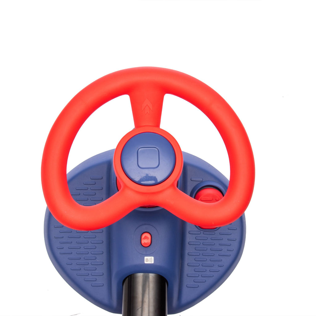Yeah Depot - 6V Kids Ride On Electric Wiggle Car,flashing wheels,Shock absorbing PU wheel,Retractable,steering wheel rotates 360Â°,Two-speed adjustment,Bluetooth,Provide a speed of 1.86-3.11MPH for kids aged 3+.
