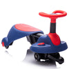 Yeah Depot - 6V Kids Ride On Electric Wiggle Car,flashing wheels,Shock absorbing PU wheel,Retractable,steering wheel rotates 360Â°,Two-speed adjustment,Bluetooth,Provide a speed of 1.86-3.11MPH for kids aged 3+.