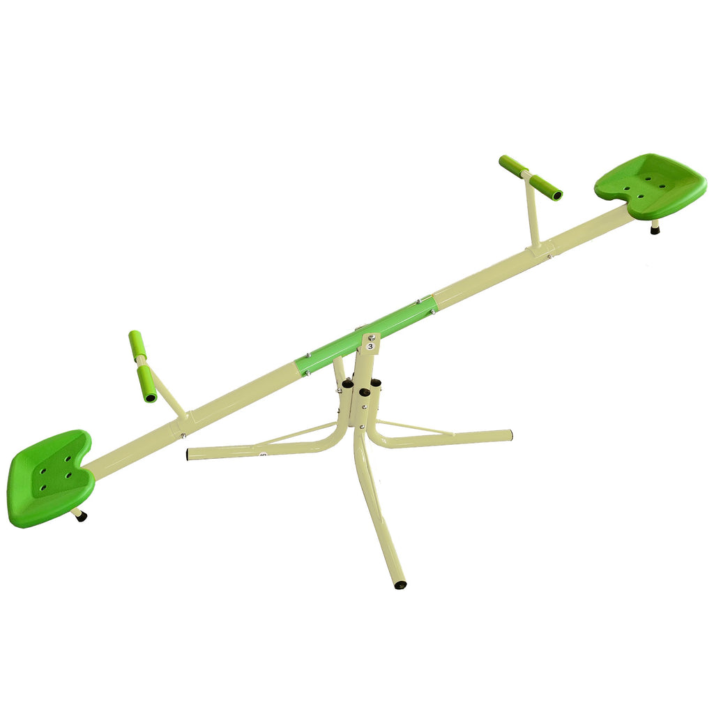 Yeah Depot - Upgraded Seesaw,Swiveling 360 Degrees Toddlers Sit and Spin Teeter Totter, Kids Outdoor Play Equipment for Backyard Playground