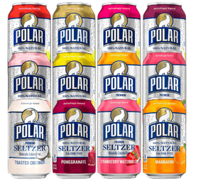 Flexile - Polar Seltzer Water, 12 Flavor Assorted, 12 fl oz cans, 12 pack