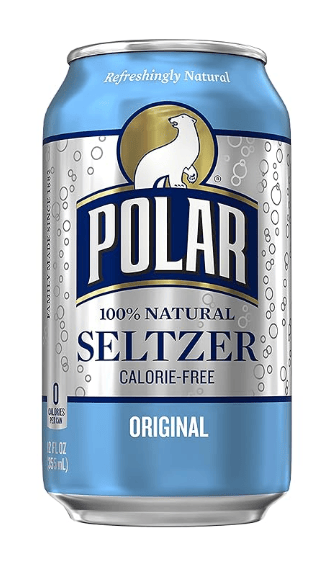 Flexile - Polar Seltzer Water Original, 12 fl oz cans, 24pk