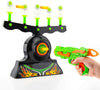 RAINBEAN - Shooting Targets for Nerf Guns Shooting Game Glow in The Dark Floating Ball Target Practice Toys for Kids Boys Hover Shot 1 Blaster Toy Gun 10 Soft Foam Balls 3 Darts Gift