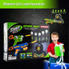 RAINBEAN - Shooting Targets for Nerf Guns Shooting Game Glow in The Dark Floating Ball Target Practice Toys for Kids Boys Hover Shot 1 Blaster Toy Gun 10 Soft Foam Balls 3 Darts Gift