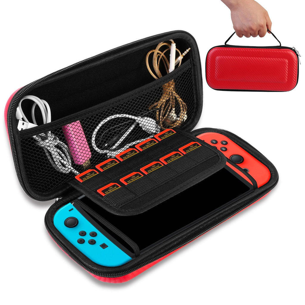 Eggracks by Global Phoenix - Portable Carry Case for Nintendo Switch Console Protective Hard EVA Case Shell Pouch