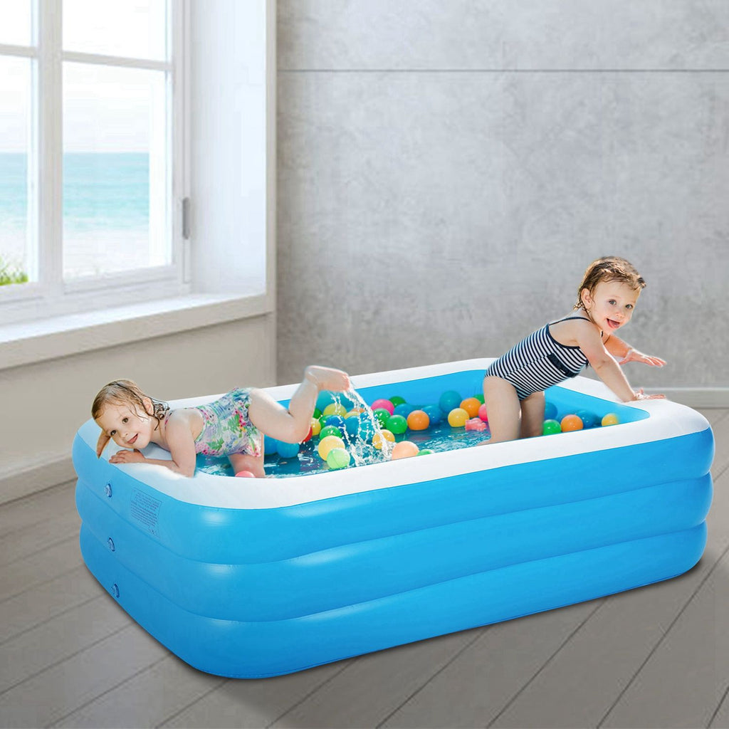 Eggracks by Global Phoenix - Inflatable Swimming Pools Family Swim Play Center Pool Blow up Kiddie Pool for Family Inflatable Lounge Pool for Kids Baby Adult Inflatable Water Ball Pool