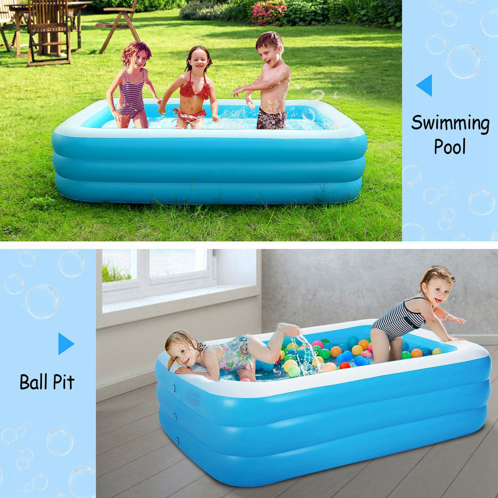 Eggracks by Global Phoenix - Inflatable Swimming Pools Family Swim Play Center Pool Blow up Kiddie Pool for Family Inflatable Lounge Pool for Kids Baby Adult Inflatable Water Ball Pool