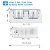 Eggracks by Global Phoenix - For Wii Remote Controller Charger Dual Charge Dock with Two 2800mAh Rechargeable Batteries