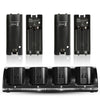 Eggracks by Global Phoenix - 4 Remotes Charging Dock Game Controller Charger 2800mAh Rechargeable Battery Charging Stations