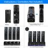 Eggracks by Global Phoenix - 4 Remotes Charging Dock Game Controller Charger 2800mAh Rechargeable Battery Charging Stations