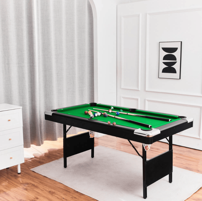 Smilegive - 5.5FT Billiard Table, 1.67M Pool Table,billiards,5.5FT Game Table,Children's Game Table,table Games,family Movement, Children's Billiard Table, Children's Pool Table, Small Pool Table