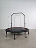 Yeah Depot - 48'' Foldable Mini Trampoline Max Load 300lbs, Fitness Rebounder with Adjustable Foam Handle, Exercise Trampoline for Adults Indoor/Garden Workout