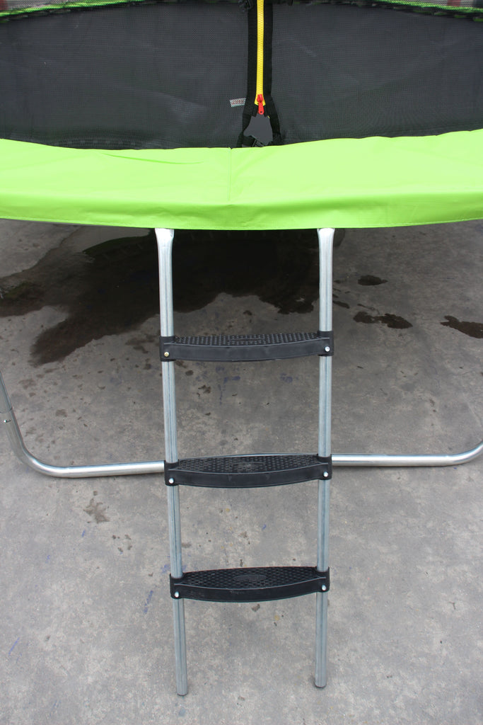 Yeah Depot - 10ft Green Outdoor Toddler Trampoline with Enclosure Safety Net Jumping Fun Trampoline, heavy-duty jump pads, spring-loaded for children and adults, Gifts for Boys/Girls