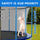 Yeah Depot - 10ft Blue Outdoor Toddler Trampoline with Enclosure Safety Net Jumping Fun Trampoline, heavy-duty jump pads, spring-loaded for children and adults, Gifts for Boys/Girls