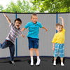 Yeah Depot - 12ft Blue Outdoor Toddler Trampoline with Enclosure Safety Net Jumping Fun Trampoline, heavy-duty jump pads, spring-loaded for children and adults, Gifts for Boys/Girls