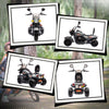Yeah Depot - Qaba Electric Motorcycle for Kids, 3 Wheel 6V Battery Powered Chopper Motorbike, Ride on Motorcycle with Headlights, Music, Forward & Reverse for Boys and Girls Ages 3-6 Years, Gray