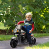 Yeah Depot - Qaba Electric Motorcycle for Kids, 3 Wheel 6V Battery Powered Chopper Motorbike, Ride on Motorcycle with Headlights, Music, Forward & Reverse for Boys and Girls Ages 3-6 Years, Gray