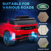 Yeah Depot - Qaba Land Rover Discovery Sport Licensed 12V Kids Ride on Car, Battery Powered Kids Electric Car with Remote Control, Soft Start, LED Lights, Music Horn, 3 Speeds, Red