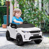 Yeah Depot - Qaba Land Rover Discovery Sport Licensed 12V Kids Ride on Car, Battery Powered Kids Electric Car with Remote Control, Soft Start, LED Lights, Music Horn, 3 Speeds, White