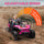 Yeah Depot - Qaba 12V Kids UTV, Battery Powered Ride on Truck, 3.7 MPH Off-Road Electric Car with Remote Control, 4-Wheel Suspension, LED Headlights, 3 Speeds, Horn & Music, for Boys and Girls, Pink