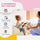 Yeah Depot - Qaba Kids Rocking Horse, Ride on Unicorn with Realistic Sounds, Safety Belt & Wooden Base, Plush Animal Rocker for Toddlers 18-36 Months, Cream White