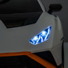 Yeah Depot - Lamborghini Huracan Sto 24V Kids Electric Ride-On Drift Car: Speeds 1.86-5.59 MPH, Ages 3-8, Foam Front Wheels, 360Â° Spin, LED Lights, Dynamic Music, Early Learning, USB Port, Drift Feature