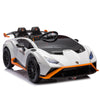 Yeah Depot - Lamborghini Huracan Sto 24V Kids Electric Ride-On Drift Car: Speeds 1.86-5.59 MPH, Ages 3-8, Foam Front Wheels, 360Â° Spin, LED Lights, Dynamic Music, Early Learning, USB Port, Drift Feature