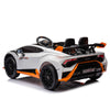 Yeah Depot - Lamborghini Huracan Sto 24V Kids Electric Ride-On Drift Car: Speeds 1.86-5.59 MPH, Ages 3-8, Foam Front Wheels, 360Â° Spin, LED Lights, Dynamic Music, Early Learning, USB Port, Drift Feature