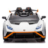 Yeah Depot - Lamborghini Huracan Sto 24V Kids Electric Ride-On Drift Car: Speeds 1.86-5.59 MPH, Ages 3-8, Foam Front Wheels, 360Â° Spin, LED Lights, Dynamic Music, Early Learning, USB Port, Drift Feature
