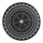 Yeah Depot - Ã˜39.37-inch Cast Aluminum Patio Dining Table With Black Frame and Umbrella Hole