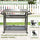 Yeah Depot - 3-Shelf Outdoor Grill Table, Grill Cart with Wheels, Outdoor Pizza Oven and Food Prep Table, Blackstone Table with Stainless Steel Tabletop, Grill Stand for Blackstone Griddle for Outside BBQ