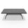 Yeah Depot - L82.68*W41.34-inch Cast Aluminum Patio Dining Table with Black Frame and Umbrella Hole