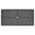 Yeah Depot - L82.68*W41.34-inch Cast Aluminum Patio Dining Table with Black Frame and Umbrella Hole