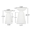 Yeah Depot - Metal S/2 end table