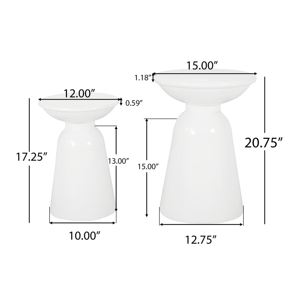 Yeah Depot - Metal S/2 end table