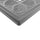 Yeah Depot - L68.90*W35.43-inch Cast Aluminum Patio Dining Table with Black Frame and Umbrella Hole