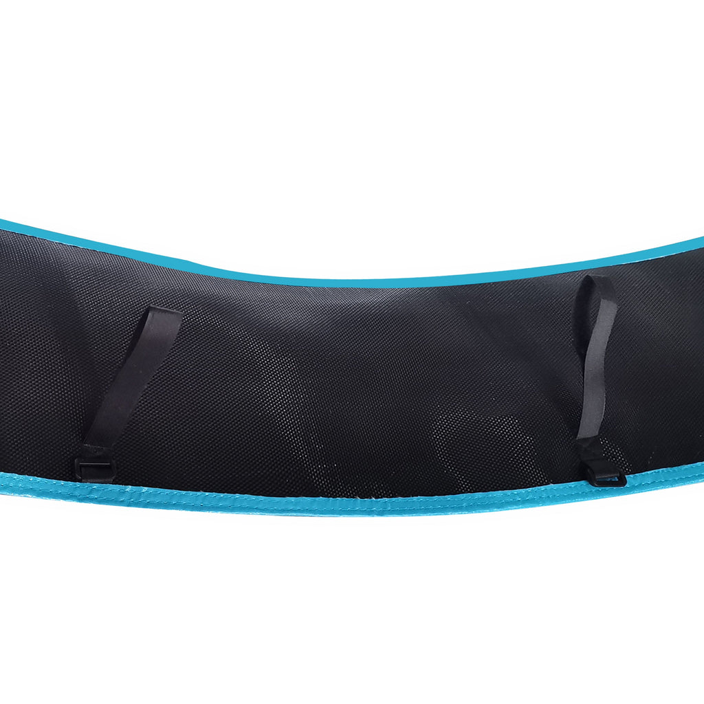 Yeah Depot - YC 12FT Recreational Trampolines with Enclosure for Kids and Adults with Patented Fiberglass Poles - Pumpkin Blue