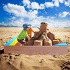 Yeah Depot - Children's Wooden Sandbox, Sandpit ,Kids Wood Playset Outdoor Backyard ,47.25''L x47.25''W x 7.87''H,Golden Red