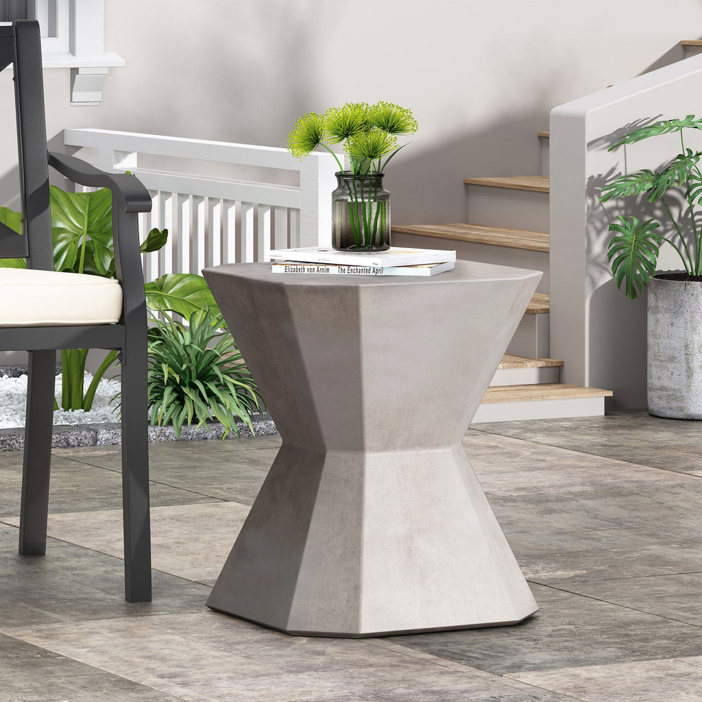 Yeah Depot - Outdoor LightWeight Concrete Side Table