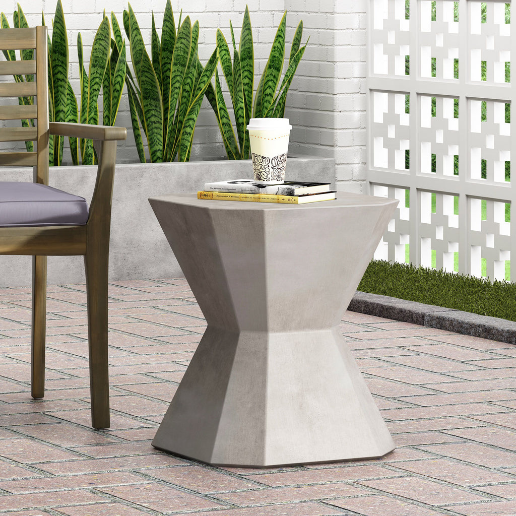 Yeah Depot - Outdoor LightWeight Concrete Side Table