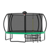 Yeah Depot - 12FT Recreational Kids Trampoline with Safety Enclosure Net & Ladder, Outdoor Recreational Trampolines