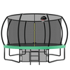 Yeah Depot - 12FT Recreational Kids Trampoline with Safety Enclosure Net & Ladder, Outdoor Recreational Trampolines