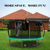 Yeah Depot - 12FT Recreational Kids Trampoline with Safety Enclosure Net & Ladder, Outdoor Recreational Trampolines