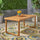 Yeah Depot - Outdoor 69'' Acacia Wood Dining Table, Sandblast Natural Finish