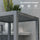 Yeah Depot - Outsunny Extendable Outdoor Dining Table, 41''- 83'' Aluminum Frame Patio Table with Wood Effect Steel Top, Rectangle Expandable Patio Table for 6-8, Dark Gray