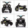 Yeah Depot - Aosom 6V Kids ATV 4-Wheeler Ride on Car, Electric Motorized Quad Battery Powered Vehicle with Forward/Reverse Switch for 18-36 Months Old Toddlers, Black
