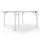 Yeah Depot - Round Plastic Folding Table with Carrying Handle, 66'' Heavy Duty Foldable Round Table Indoor Outdoor, 5 Legs Portable Dining Round Table for Parties, Banquets and Events, White