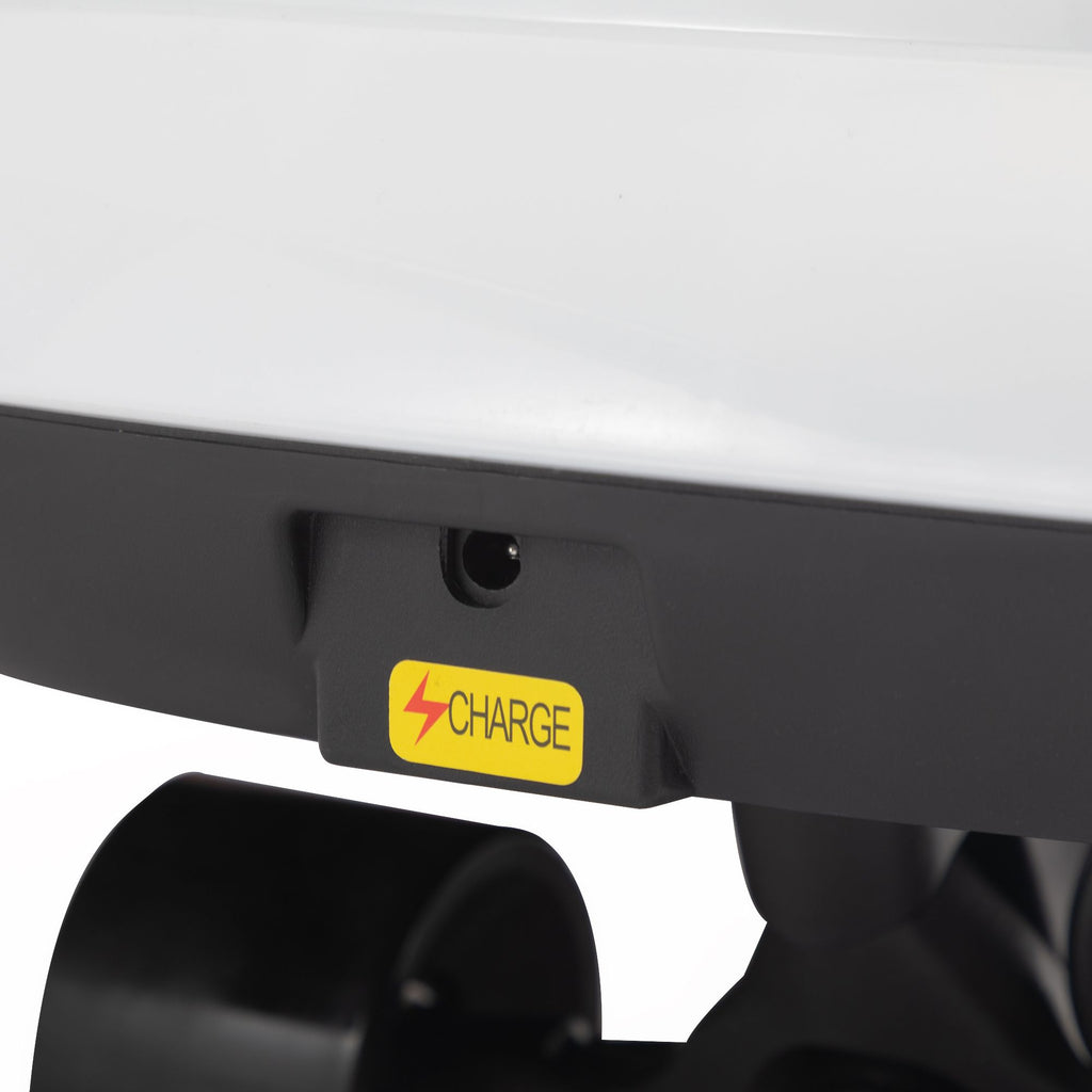 Yeah Depot - Electric Kids Racing Car with Music and Lights, White