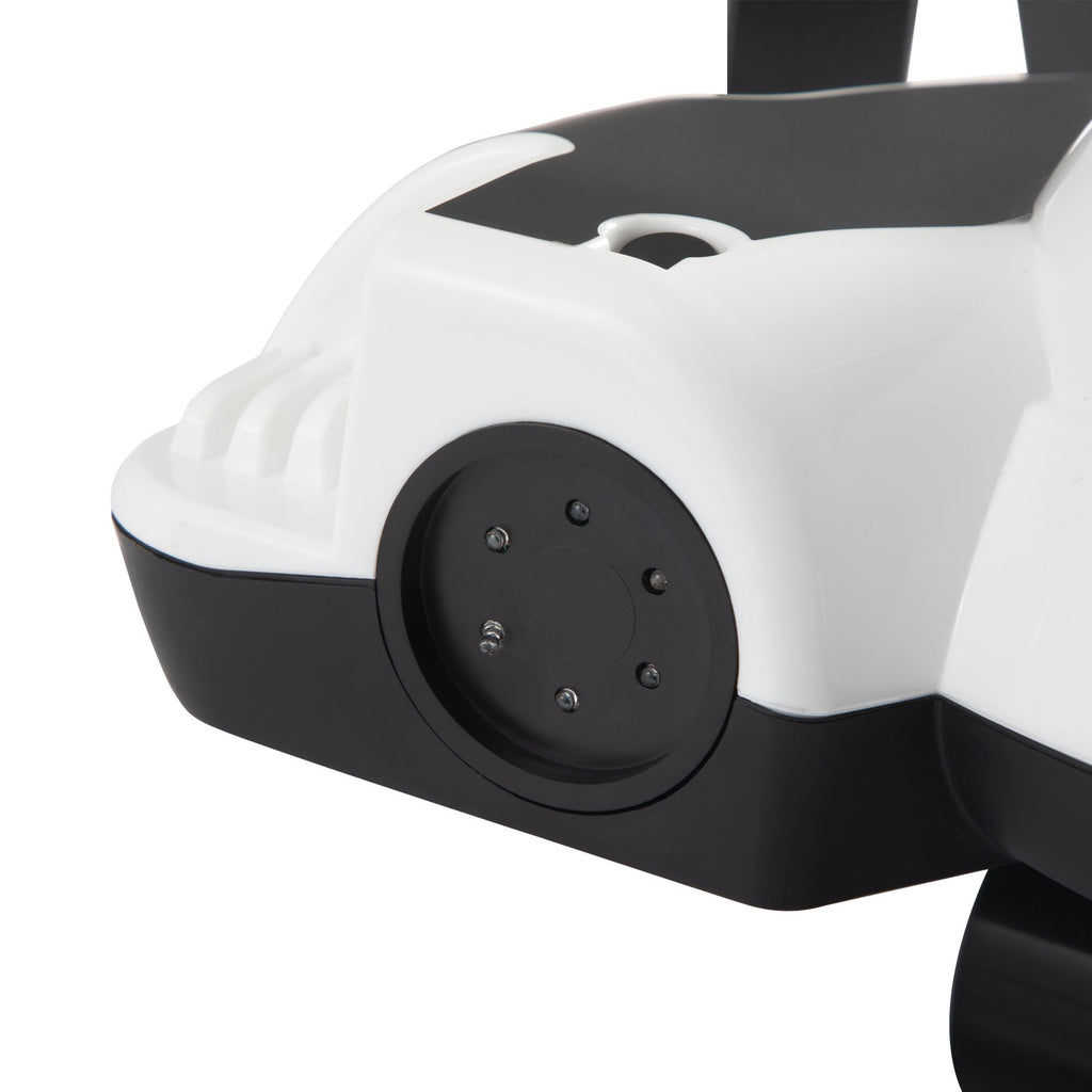 Yeah Depot - Electric Kids Racing Car with Music and Lights, White