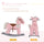 Yeah Depot - Qaba Kids Plush Ride-On Rocking Horse with Bear Toy, Children Chair with Soft Plush Toy & Fun Realistic Sounds, Pink